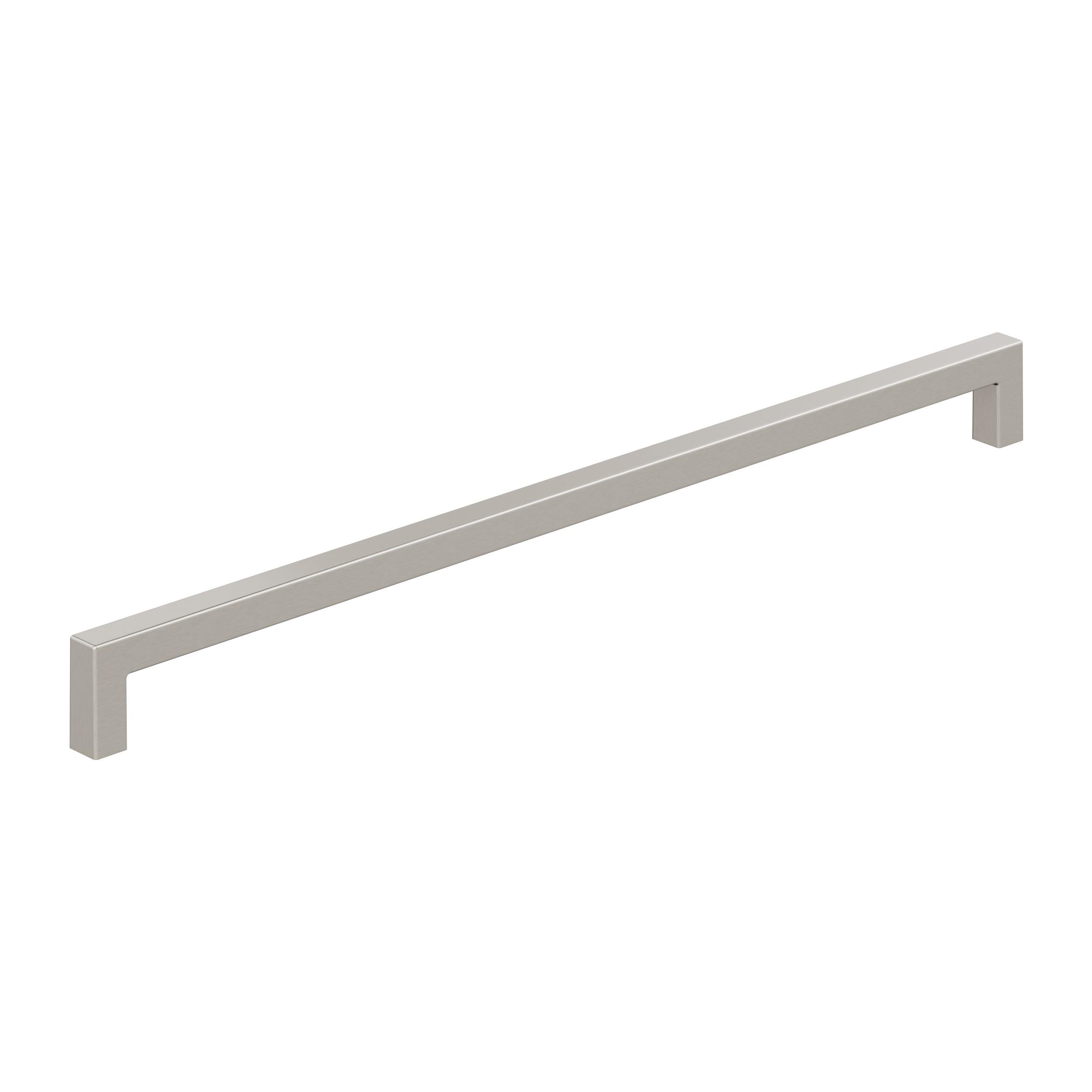 Monument 12-5/8 inch (320mm) Center-to-Center Satin Nickel Cabinet Pull