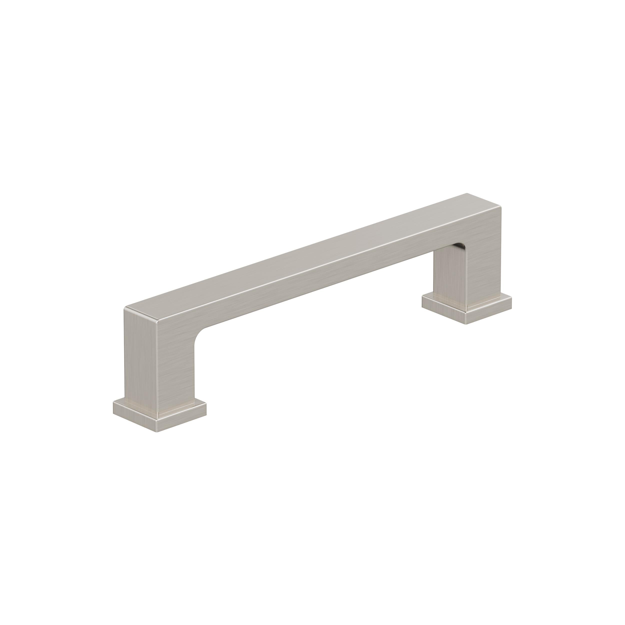 Bridgeport 3-3/4 inch (96mm) Center-to-Center Satin Nickel Cabinet Pull