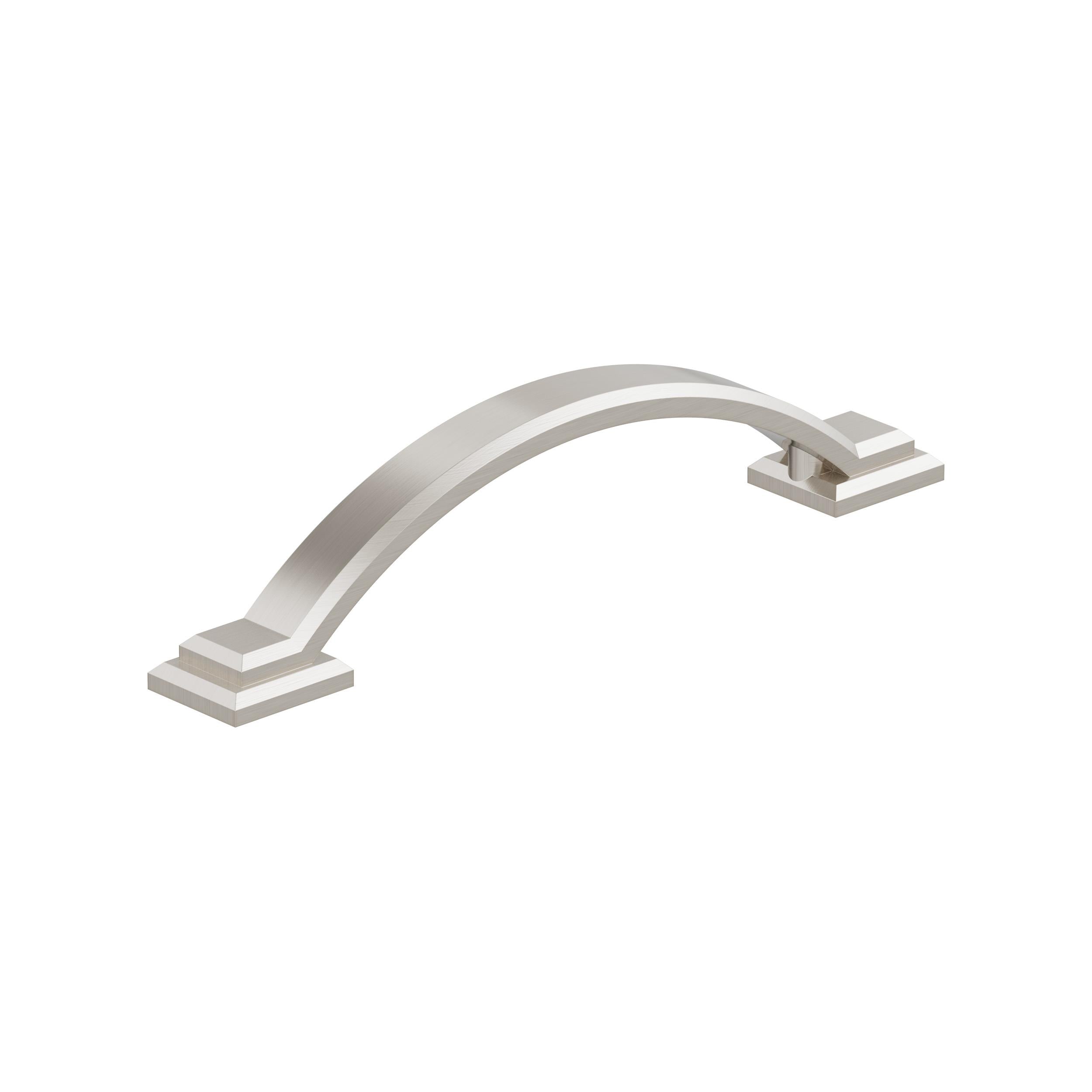 Sheffield 3-3/4 inch (96mm) Center-to-Center Satin Nickel Cabinet Pull