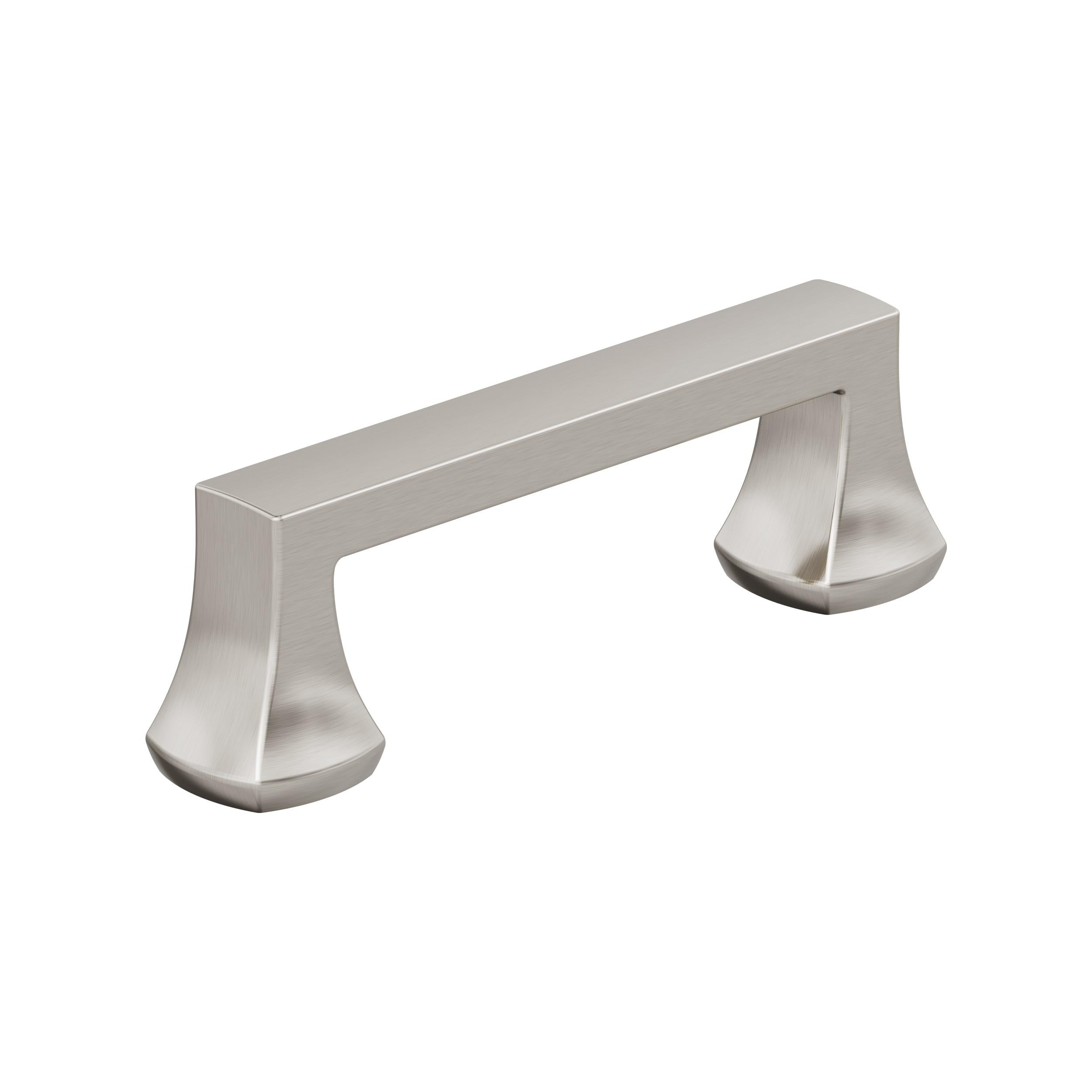Hybridize 3 inch (76mm) Center-to-Center Satin Nickel Cabinet Pull