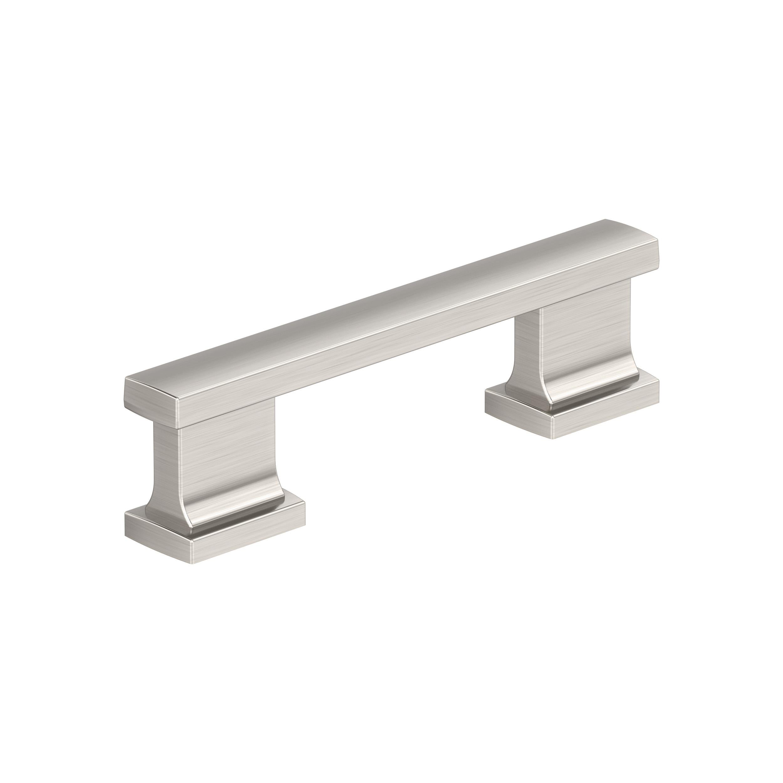 Triomphe 3 inch (76mm) Center-to-Center Satin Nickel Cabinet Pull