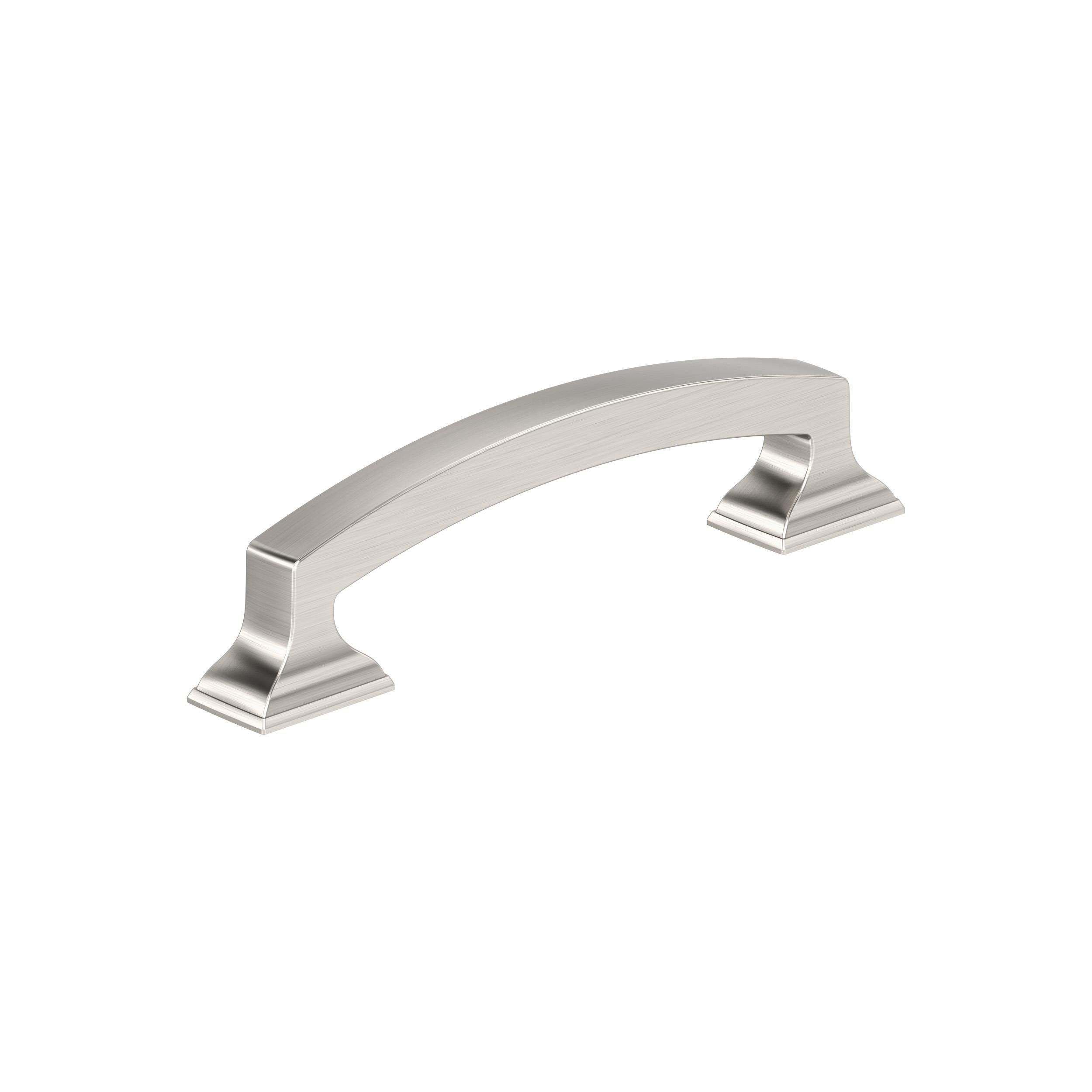 Incisive 3-3/4 inch (96mm) Center-to-Center Satin Nickel Cabinet Pull