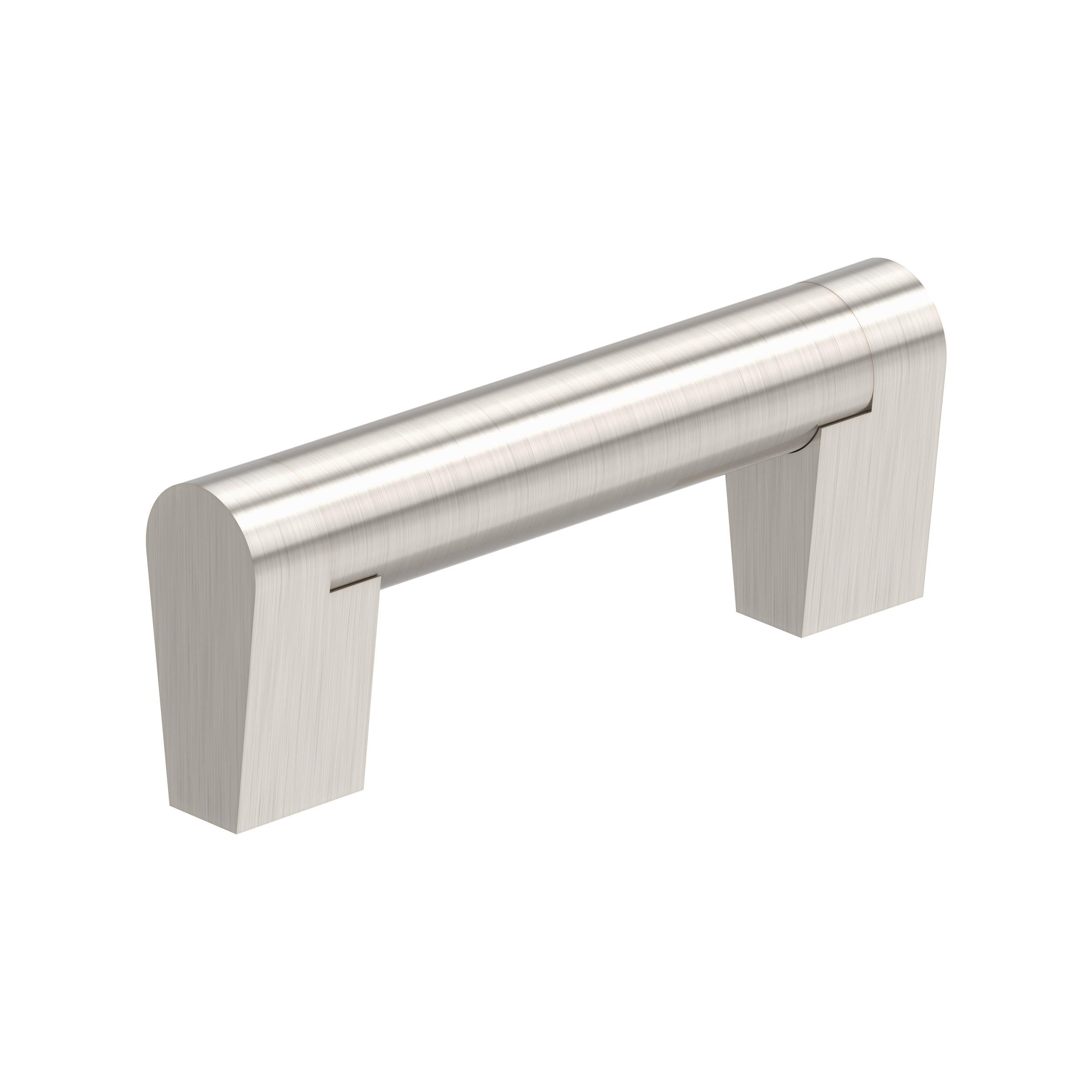 Composite 3 inch (76mm) Center-to-Center Satin Nickel Cabinet Pull