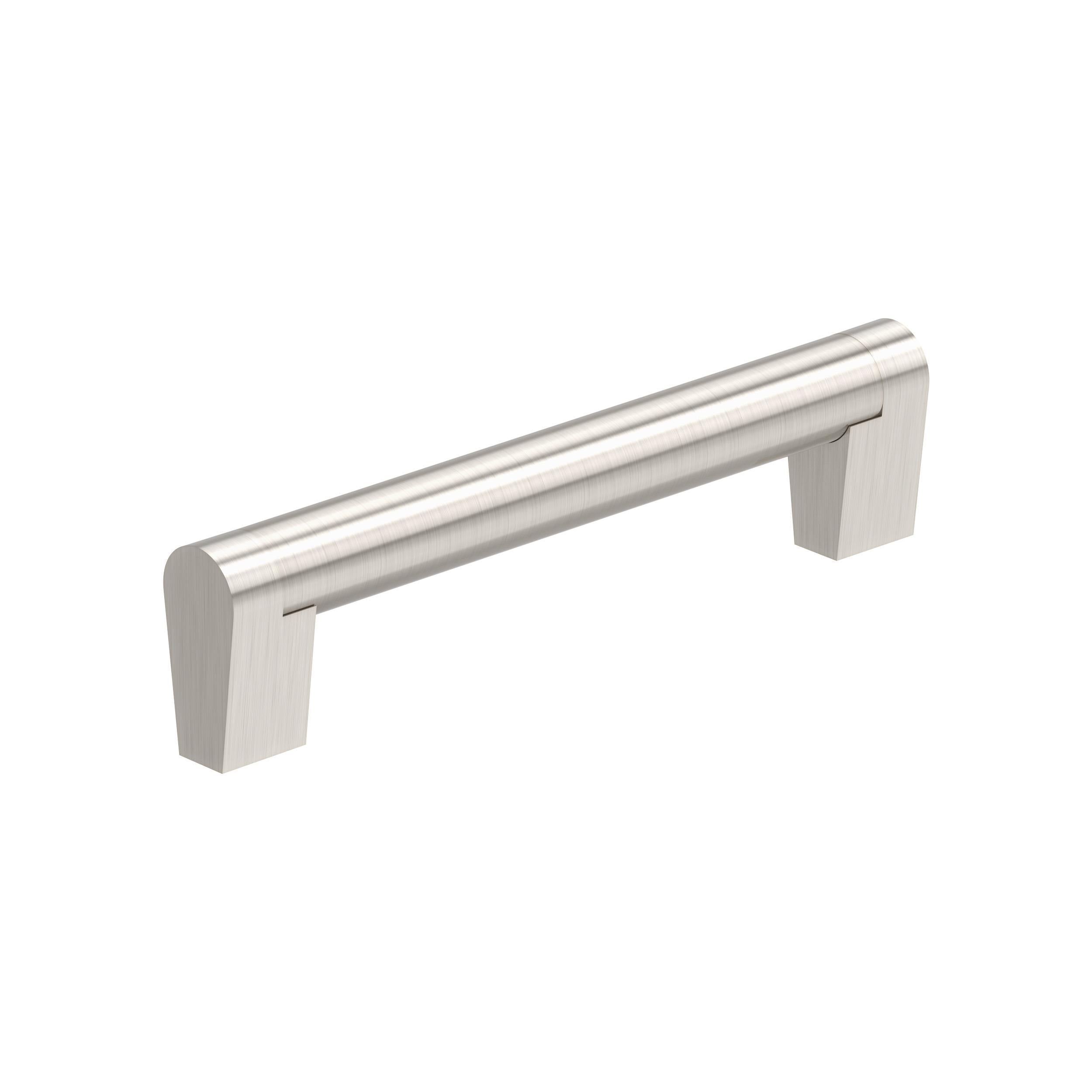 Composite 5-1/16 inch (128mm) Center-to-Center Satin Nickel Cabinet Pull