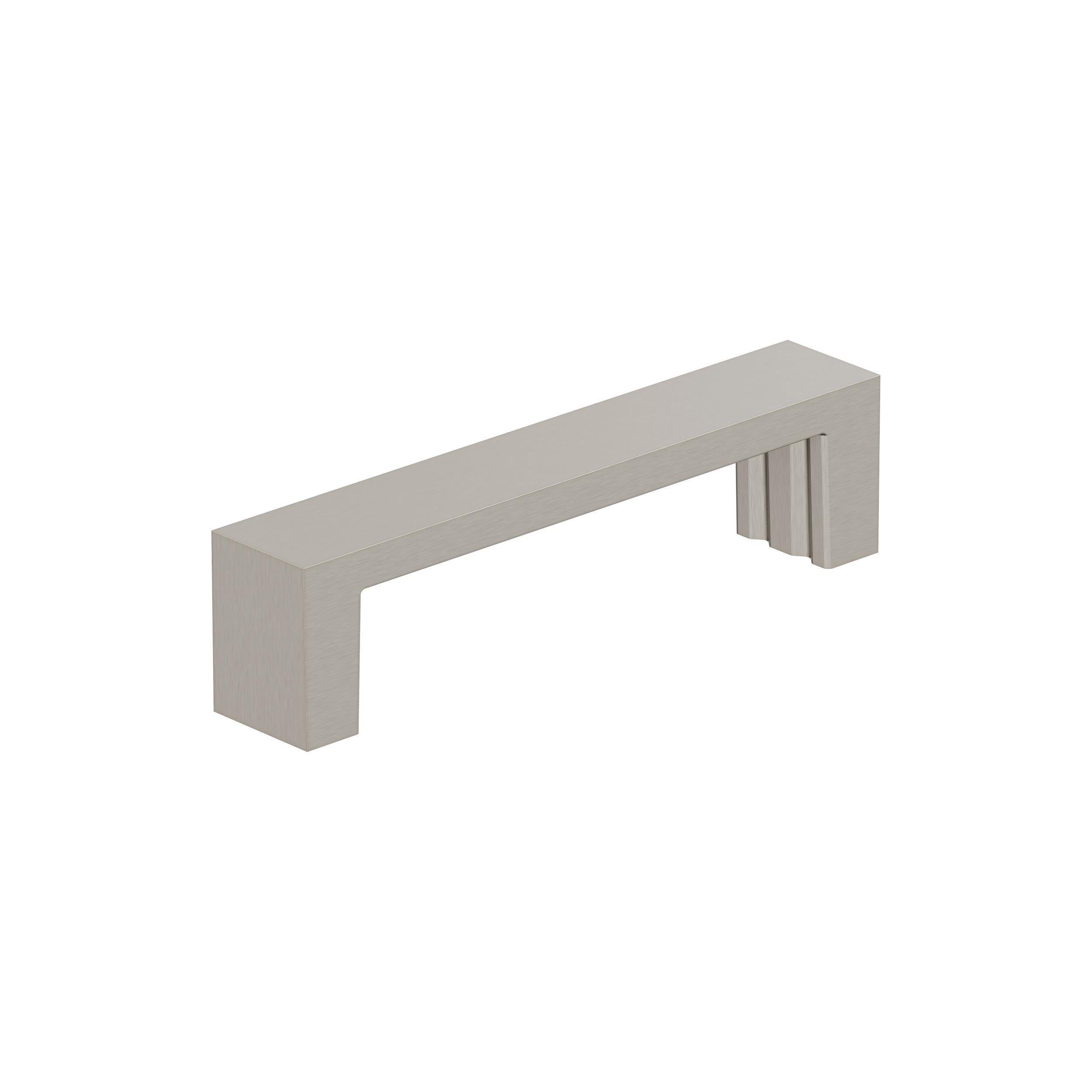 Augment 3-3/4 inch (96mm) Center-to-Center Satin Nickel Cabinet Pull