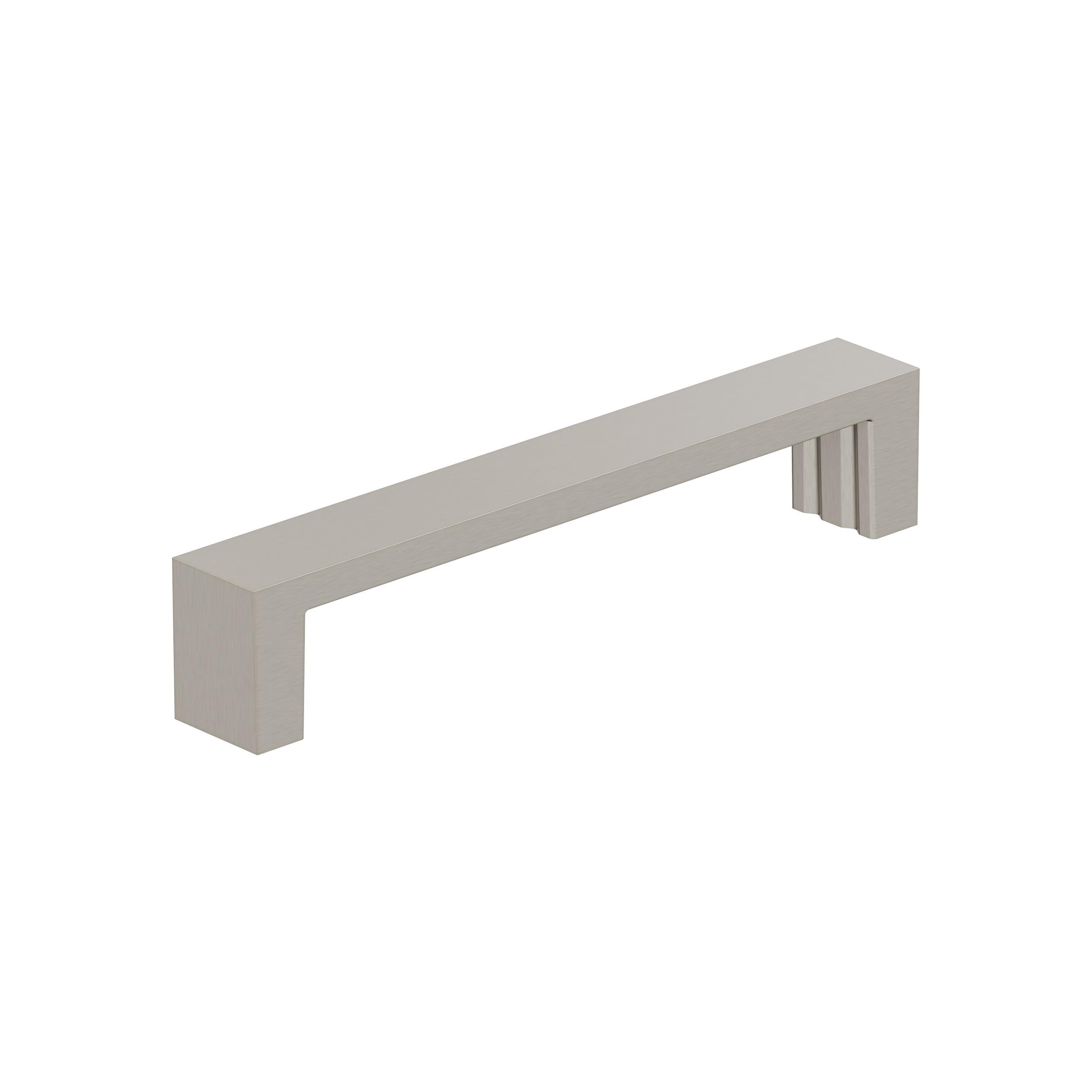 Augment 5-1/16 inch (128mm) Center-to-Center Satin Nickel Cabinet Pull