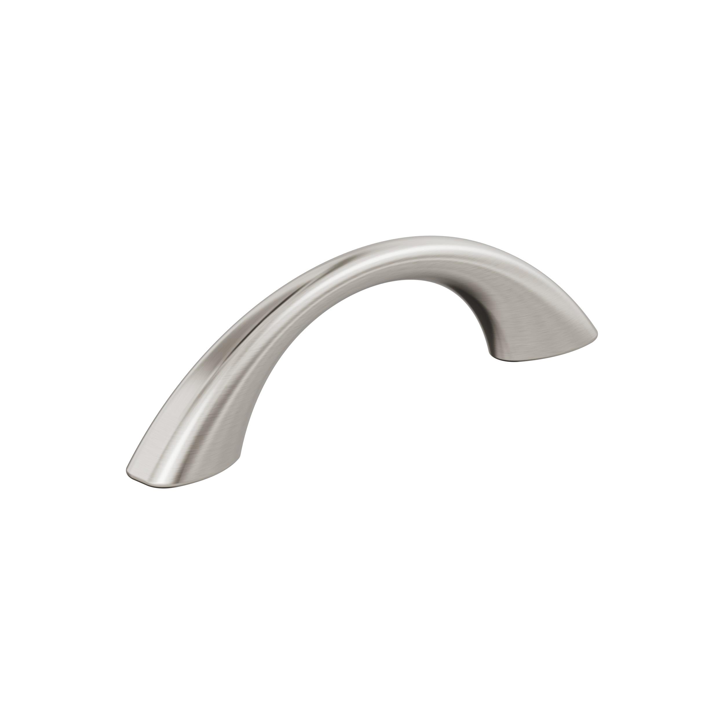 Vaile 3 inch (76mm) Center-to-Center Satin Nickel Cabinet Pull