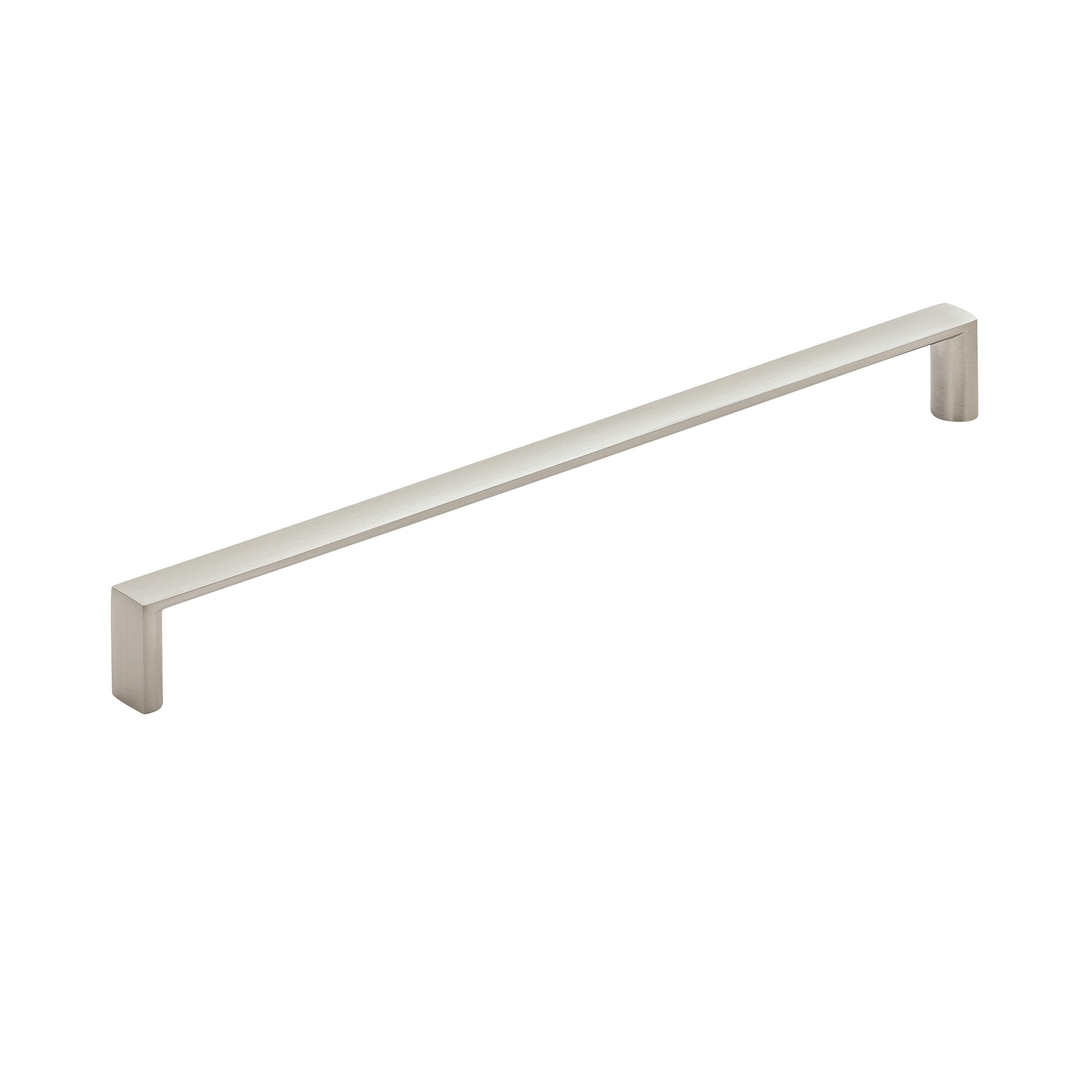 Metro 7-9/16 inch (192mm) Center-to-Center Satin Nickel Cabinet Pull