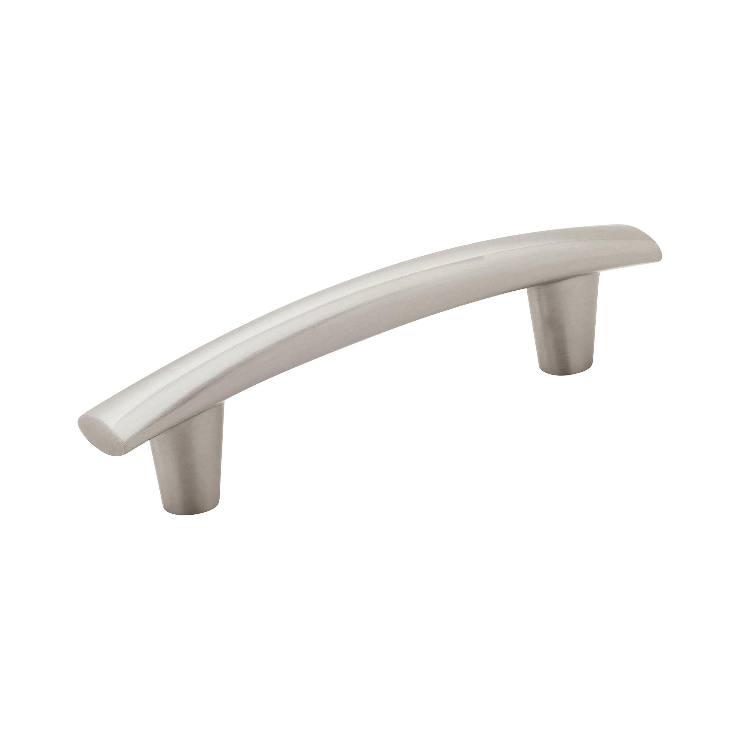 Willow 3-3/4 inch (96mm) Center-to-Center Satin Nickel Cabinet Pull