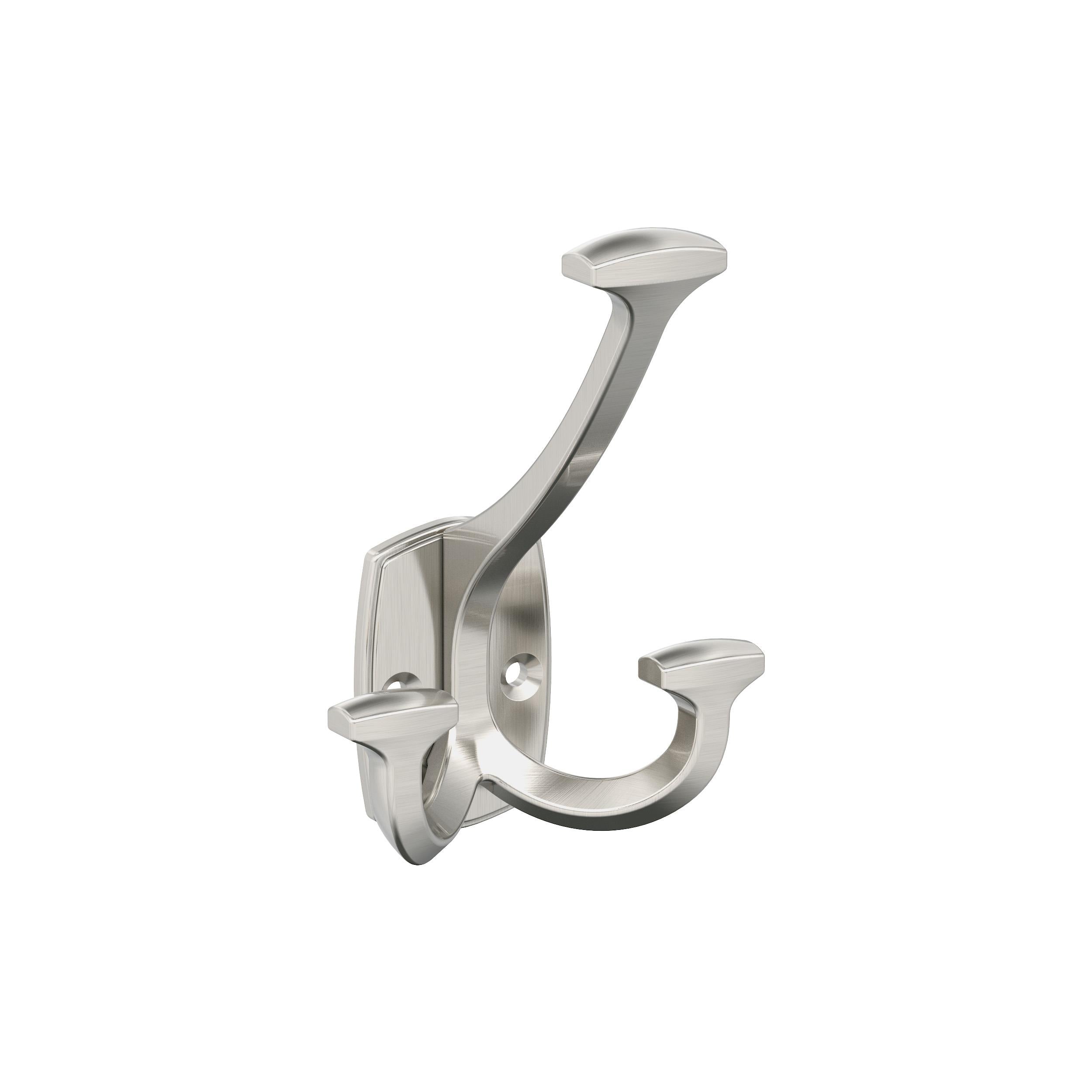 Vicinity Triple Prong Satin Nickel Decorative Wall Hook