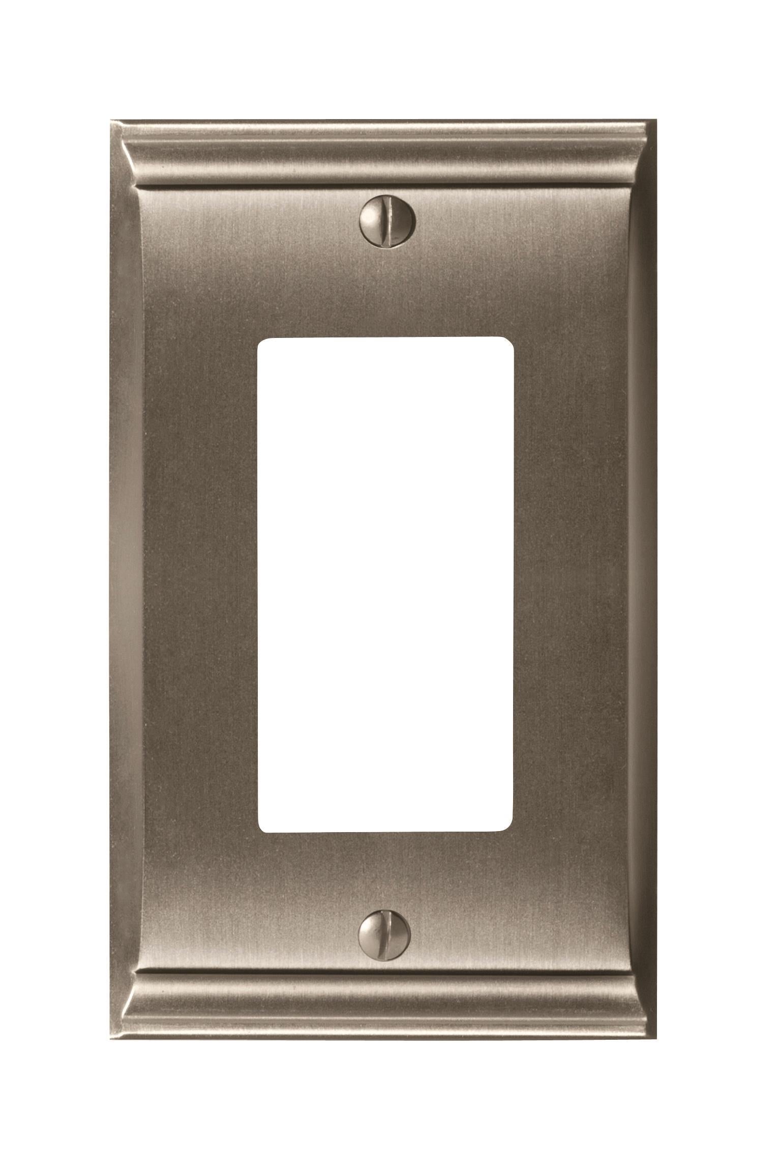 Candler 1 Rocker Satin Nickel Wall Plate