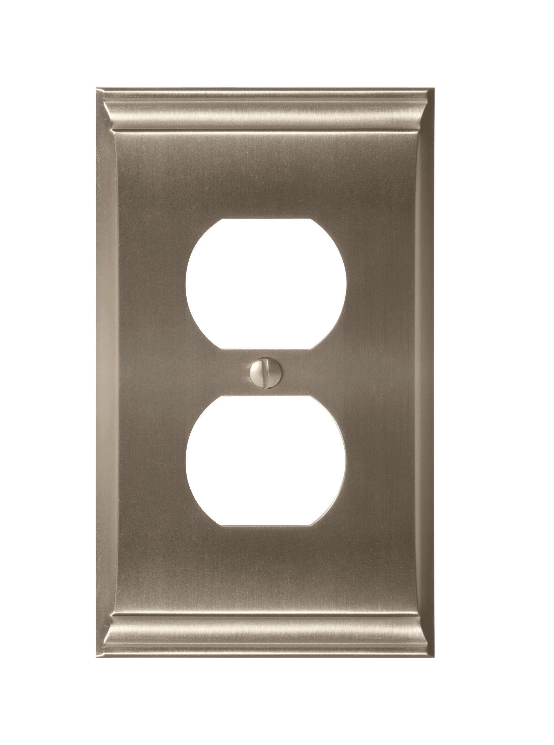 Candler 1 Gang Satin Nickel Wall Plate