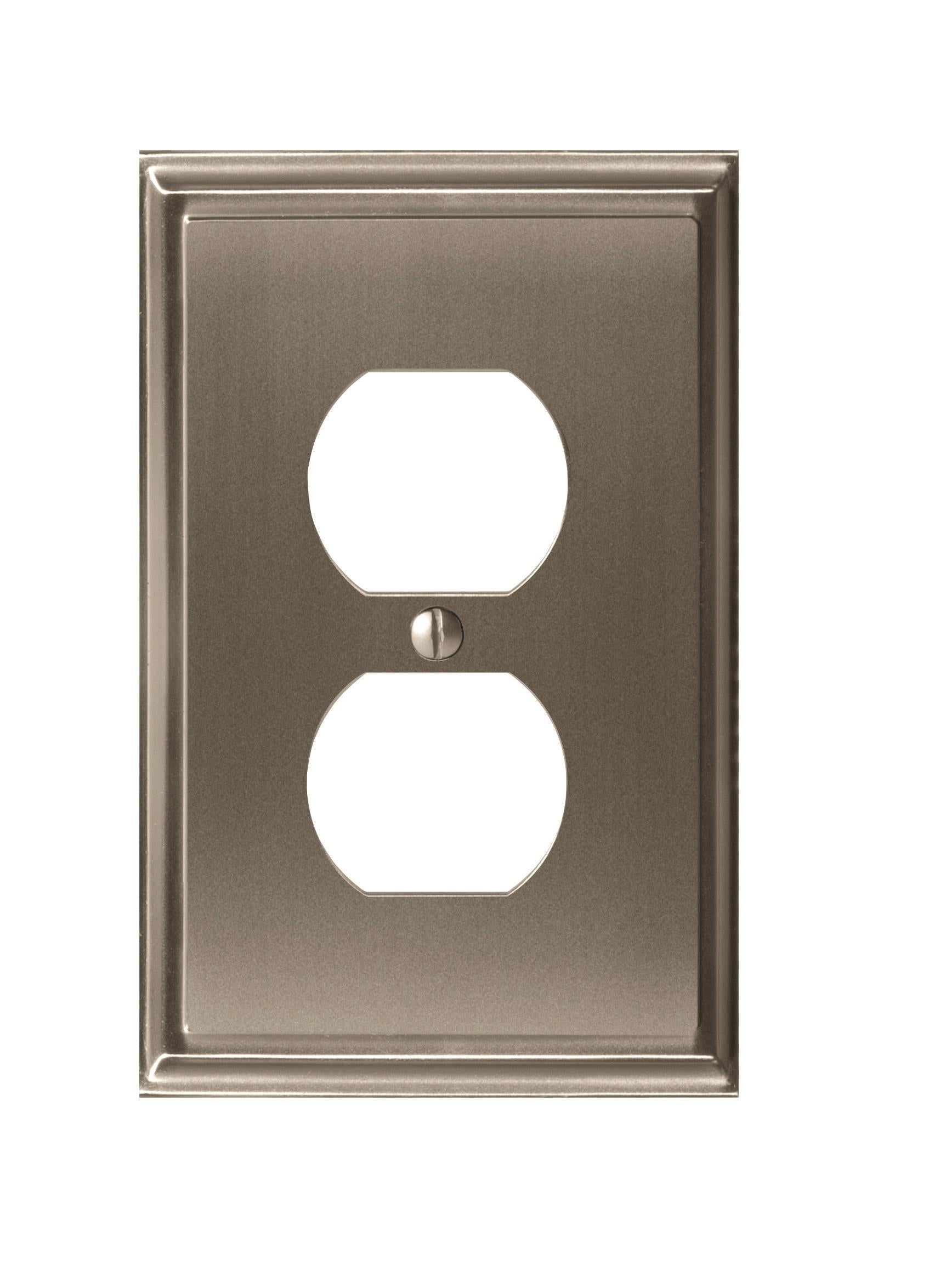 Mulholland 1 Gang Satin Nickel Wall Plate