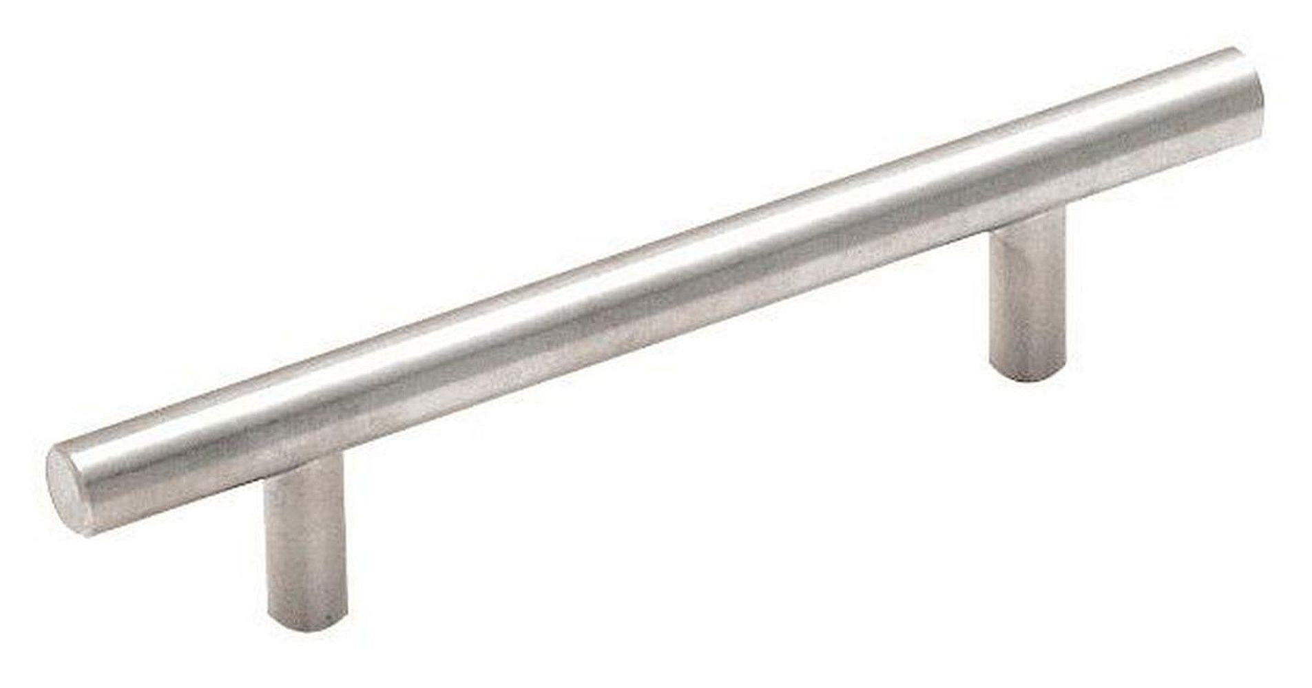 Bar Pulls 3-3/4 inch (96mm) Center-to-Center Sterling Nickel Cabinet Pull
