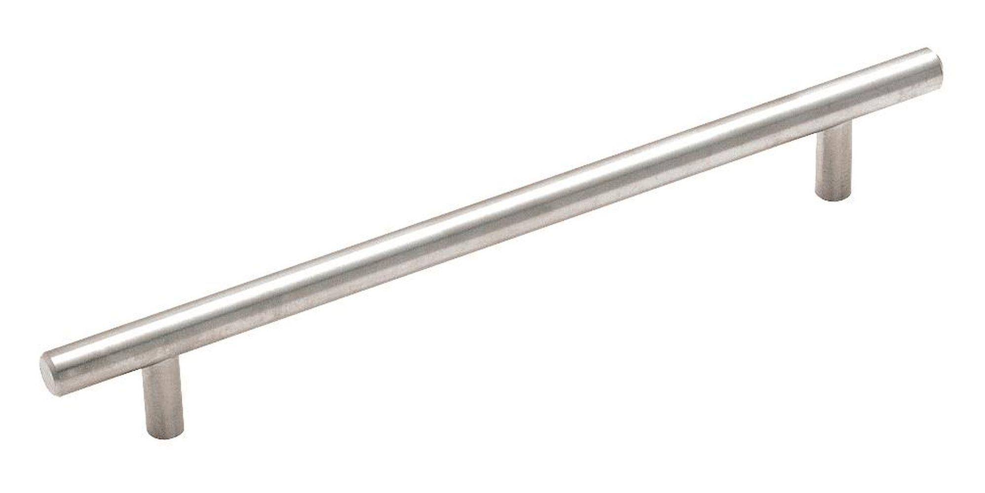Bar Pulls 7-9/16 inch (192mm) Center-to-Center Sterling Nickel Cabinet Pull