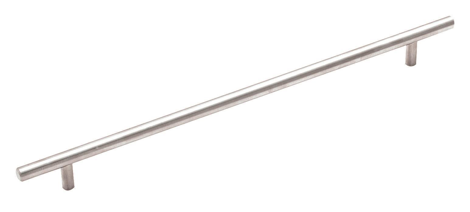 Bar Pulls 12-5/8 inch (320mm) Center-to-Center Sterling Nickel Cabinet Pull