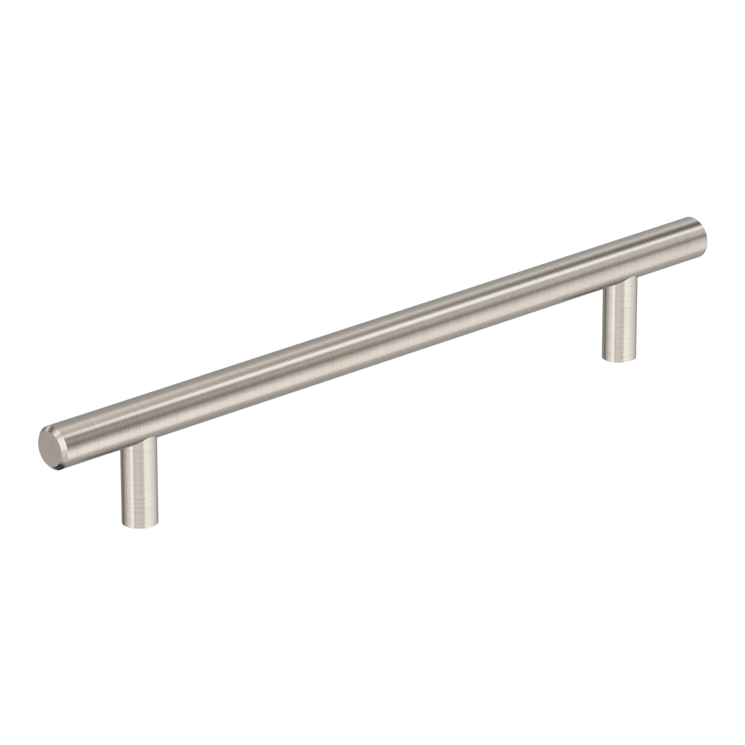 Bar Pulls 7 inch (178mm) Center-to-Center Sterling Nickel Cabinet Pull