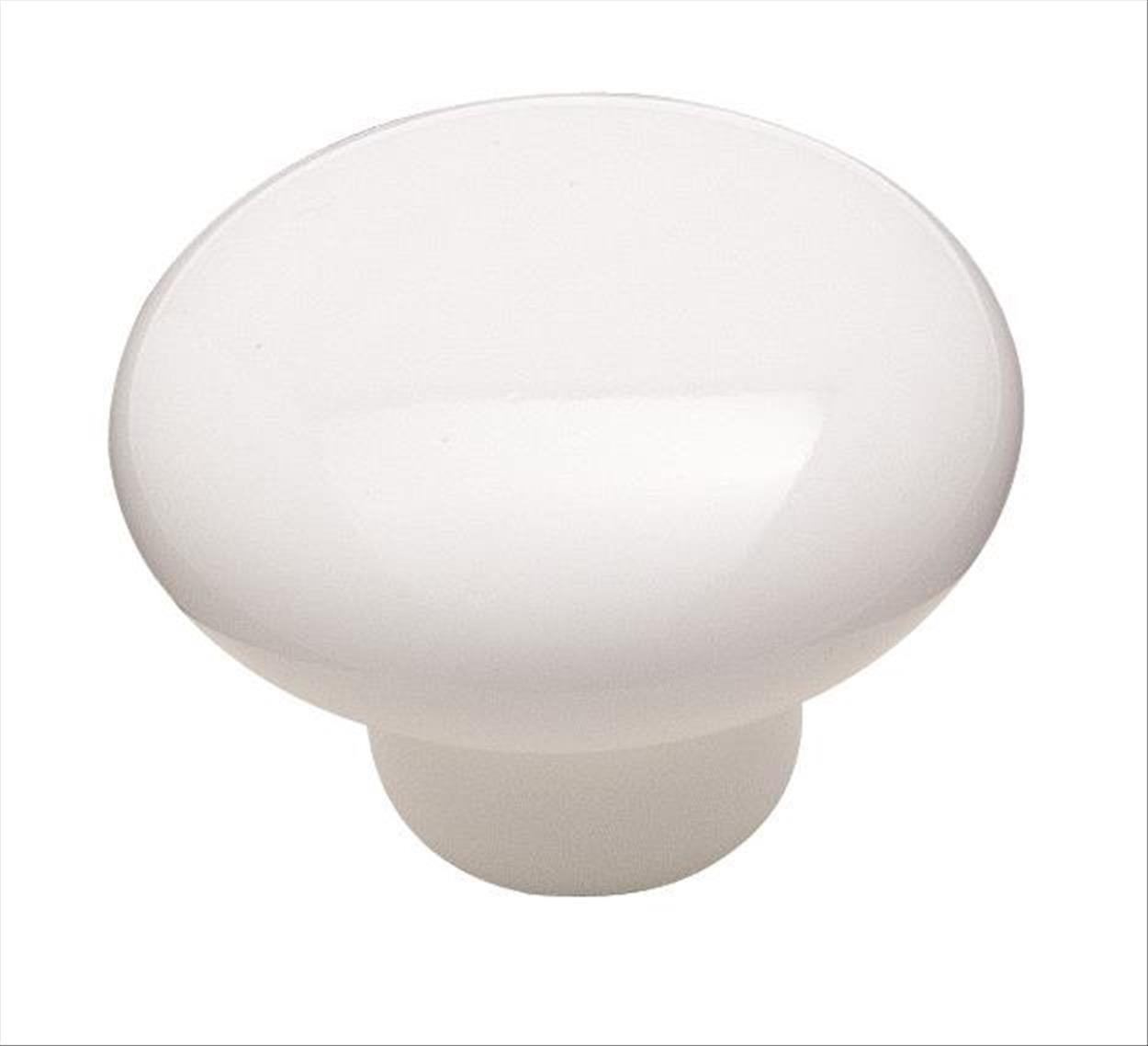 Everyday Heritage 1-1/2 inch (38mm) Diameter White Cabinet Knob