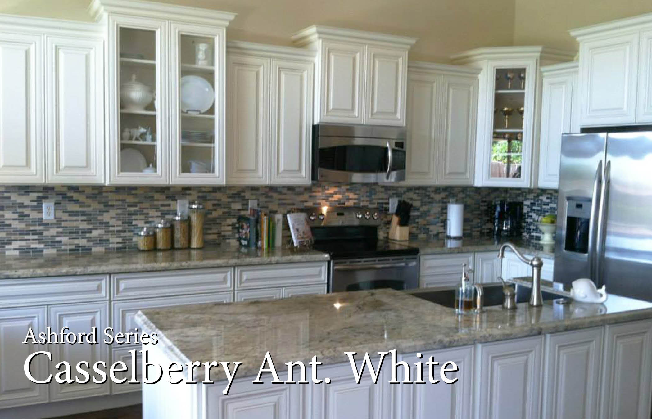 Charleston Antique White Cabinets  Shop online at Wholesale Cabinets